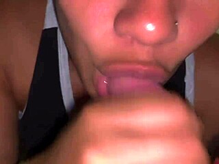 that latina gives a great blowjob and cumshot.