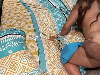 Perverted stepson sticks dick into stepmother's pussy 😏