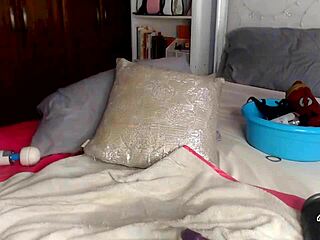 Maxine X plays with her 24-inch dildo?