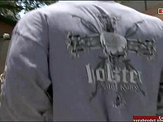 Two busty british blonde babes share a big cock in ffm threesome