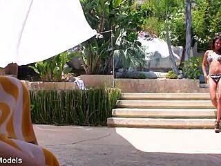 Neela Sky performs POV blowjob on huge cock, ending with cum facial