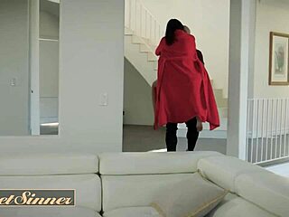 Small Boobed Babe Seduces Boss With Blowjob, Riding, And Gets Messy Cumshot On Round Ass!