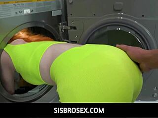 Stepsiblings Madi and Allen Fuck After Cleaning