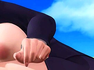 Estoy posando como secretaria en la playa con mi culo grande desnuda arriba.