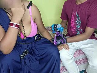 Stepson Sniffs Stepmom's Panties for Her Hairy Pussy Scent