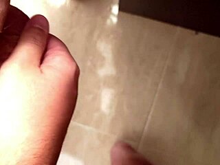 Intriguing Contrast: Young 18+ With Huge Monster Cock Masturbates To Massive Cum