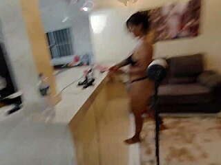 pizza delivery turns into quick anal fucking with raquel. she sits and takes it in the ass, getting creampied.