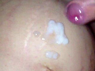 this cum load on a big pregnant belly is amazing, with fingering and masturbation