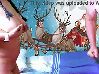 stripping preview for santa with agarabas and olpr, so hot! 🎅