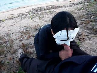 summer arrives, we fuck on beach with anal