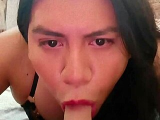 I love sucking my big dildo, don't you? Watch me play solo.