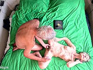 He videos my hairy pussy and fingers it