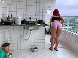 I hired the latina employee with tight shorts and couldn't resist.