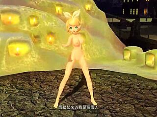 kagamine rin in snowman project diva nude mod