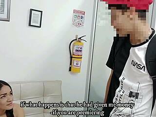 Hey, watch this latina stepmom deepthroat and swallow cum like a pro