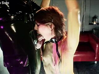 sebastian solo humiliates himself as cunt slut whore in bdsm sport