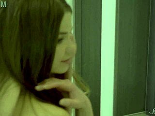 Gorgeous angel hanka drills her tight pussy with a huge toy