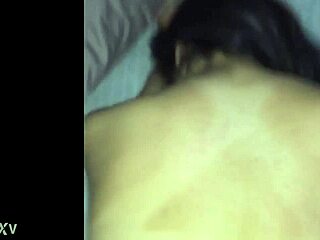 Watch petite Latina's big booty get fucked doggystyle by huge cock