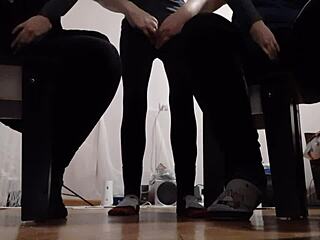 Caught masturbating with my two girlfriends watching me too