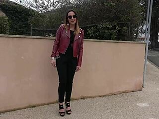 Pam and Melia share a cock for hard fucking