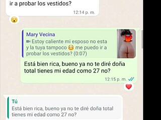 Doña Mary got horny doggy style, I fucked her while husband away