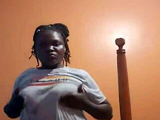 big tits babe takes on huge cock.