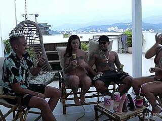 Couple Kobra in Bora Cast with Bruna Carlos part 2