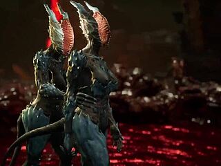 Check Out Succubus Frost Onoskelis In Bisexual Monster Sex Scenes