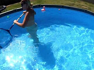 Pregnant Milf Shows Off for Neighbors