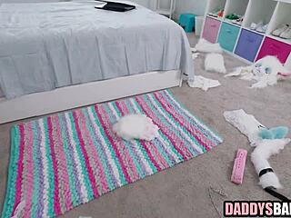 Cosplaying Step Daughter Blows Father-in-Law