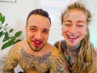 Tattooed Pornstar Performs Sloppy Deepthroat, Anal, And Ass To Mouth With Gaping Finish.