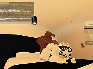 Blacked Roblox porn with huge cock sucking! 😍