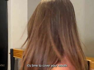 Cuckold wife fucks the pool boy quickie while husband is away 😈 Danner Mendez and Sara Blonde