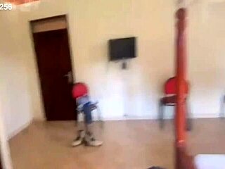 Curvy woman in homemade scene sucks and fucks massive cock passionately.