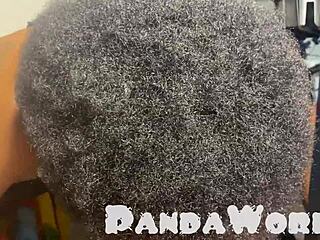 Pretty Ebony Slut Teases in FFM BBC Threesome with Bodybuilder