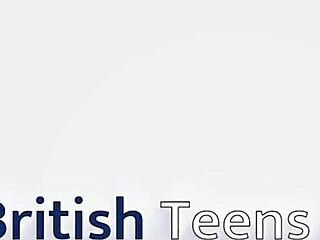 Redhead Victoria Gets Teased By Classmate In Stockings