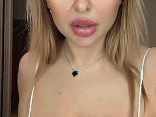 I squeezed my cosplay bunny's natural big tits so tight