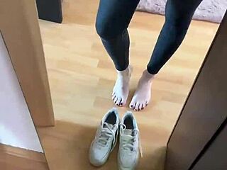 Check Out This Teen's Socks Fetish Feet!