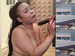 super sloppy deepthroat with dildo and toys