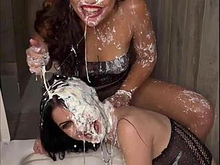 rough throat fisting covers me and kaitlyn katsaros in puke