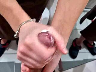 My home nurse washes my cock and makes me cum