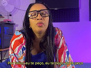 Madrastra con tetas grandes seduce a hijastro para creampie