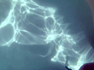 underwater creampie and dildo in shaved pussy?