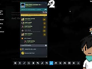 Lake getting fucked by saske on friday 13 live 😈