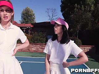 Daphne Dare, Cleo Clementine, Daisy Stone Bent Over in Hardcore Cumshot Scene