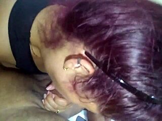 Wife teases hubby with cuckold videos of sucking and riding black cock.