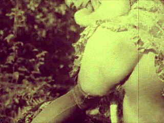 Vintage erotic movies show mature MILF with hairy pussy exposed!