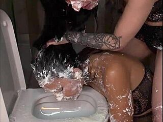 rough throat fisting covers me and kaitlyn katsaros in puke