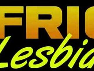 Cute African Lesbian Couple Giggles Before Pussy Play