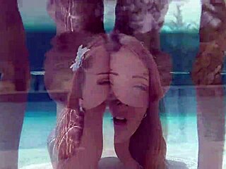 Lucie Wilde in a solo scene with huge tits